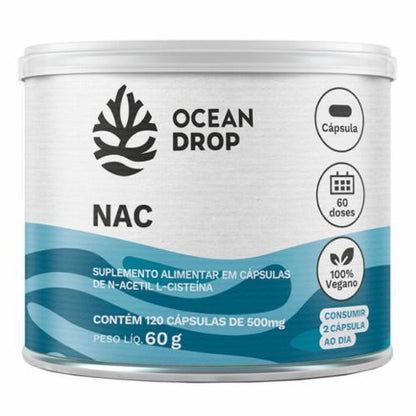 Nac 500mg 120 Capsulas Ocean Drop Ocean Drop