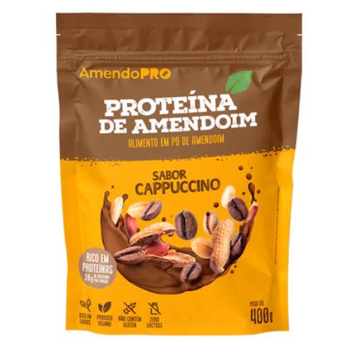 Proteína de Amendoim Sabor Cappuccino Amendopro 400g