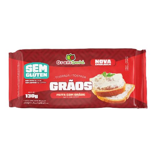 Torrada com Grãos Grani Amici 130g