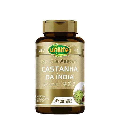 Castanha da Índia 400mg 120 Cápsulas Unilife