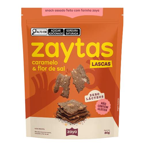 Biscoito caramelo flor de sal 80g Zaytas