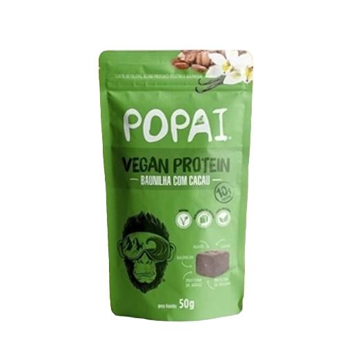 Snack Vegan Protein Baunilha com Cacau 50g Popai