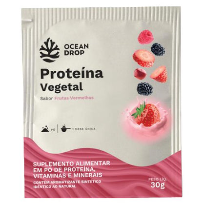 Proteína Vegetal Morango 30g Ocean Drop Ocean Drop