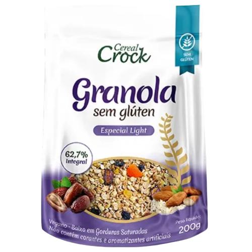 Granola Sem Glúten Especial Light 200g Cereal Crock
