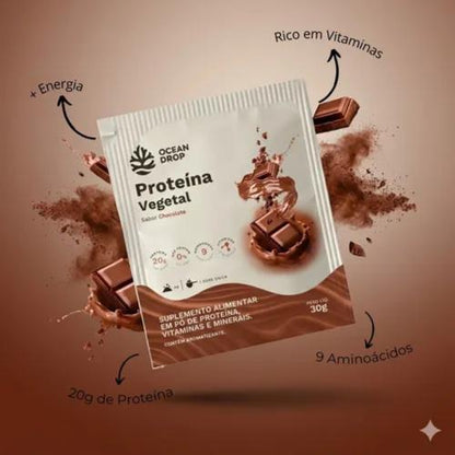 Proteína Vegetal Chocolate 30g Ocean Drop Ocean Drop