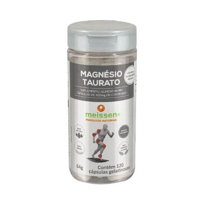 Magnésio Taurato 433mg 120 Cápsulas Meissen