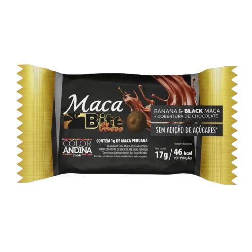 Maca Bite Black Choco 17g Color Andina