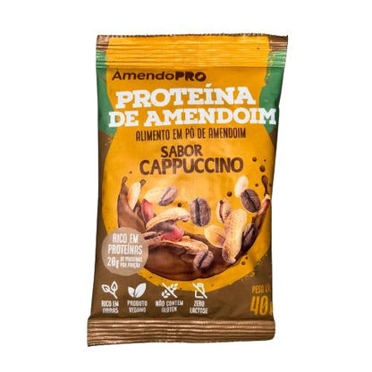 Proteína de Amendoim Sabor Cappuccino Amendopro 40g