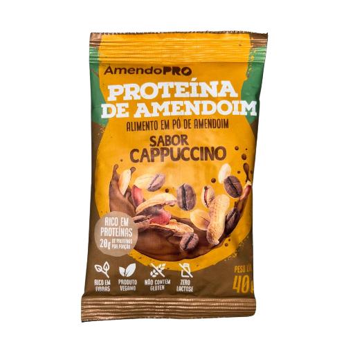 Proteína de Amendoim Sabor Cappuccino Amendopro 40g