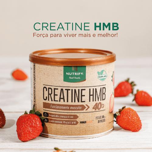 Creatine HMB Sabor Morango 300g Nutrify