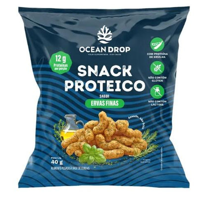 Snack Proteico Sabor Ervas Finas 40g Ocean Drop Ocean Drop