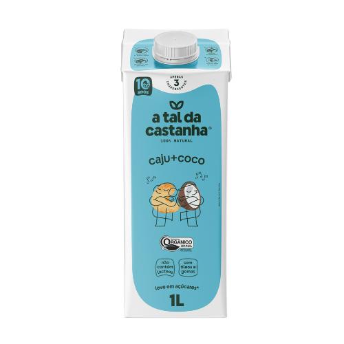 Leite vegetal de Castanha de Caju e Leite de Coco A Tal da Castanha