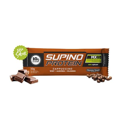 Supino Protein Cappuccino Whey + Albumina + Colágeno 30g Banana Brasil