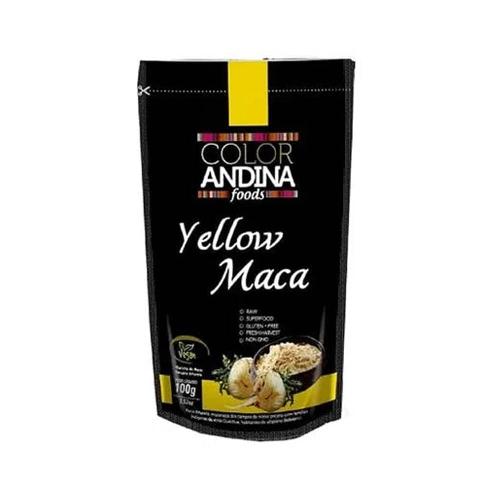 Yellow Maca em Pó 100g Color Andina