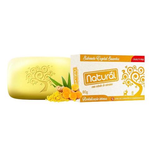 Sabonete Vegetal Extrato de Cúrcuma 80g Nova Fitos