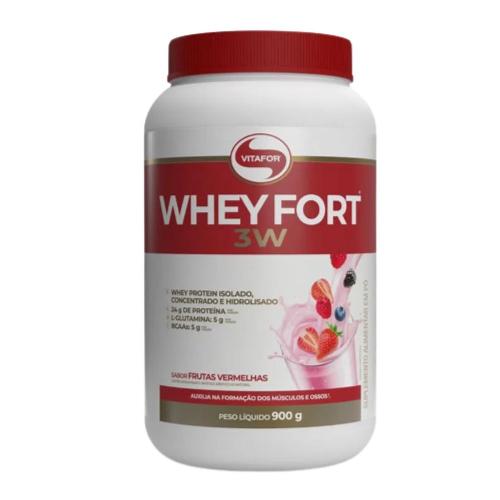 Whey Fort Frutas Vermelhas 900g Vitafor