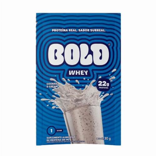Bold Whey de cookies e cream sachê 30g