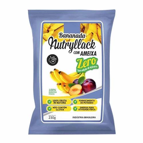Bananada com Ameixa 10 Unidades 230g Nutryllack Nutryllack