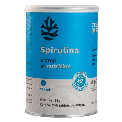 Spirulina 400mg 240 Tablets Ocean Drop