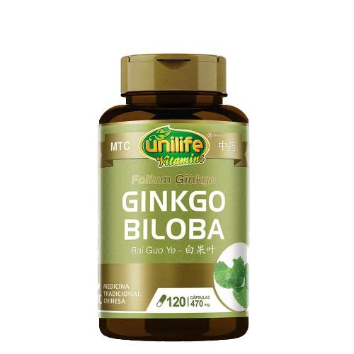 Ginkgo Biloba 500mg 60 Cápsulas Unilife