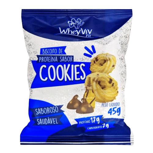 Biscoito Proteico Cookies 45g Whey Viv