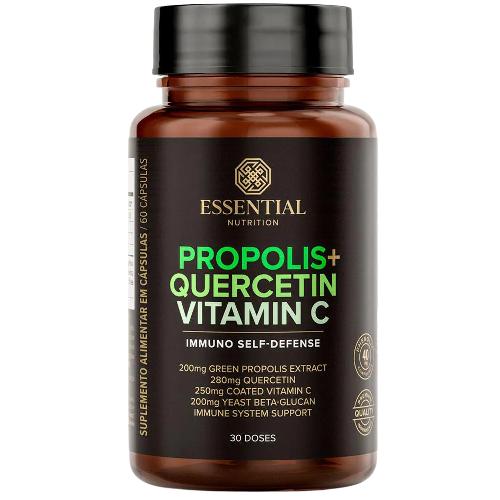Propolis + Quercetin + Vitamin C Essential 60 capsulas