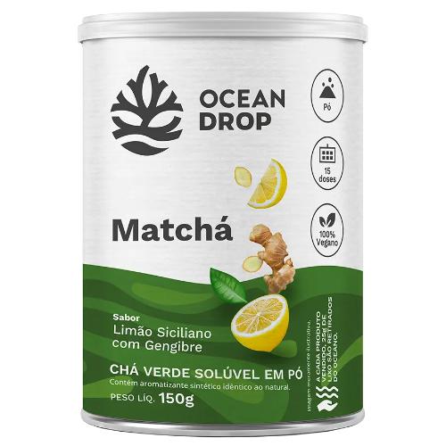 Matcha Limao Siciliano Gengibre 150G Ocean Drop Ocean Drop