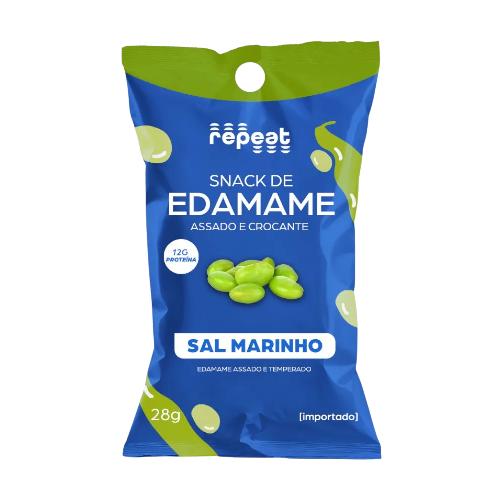Snack de Edamame Sal Marinho Repeat 28g