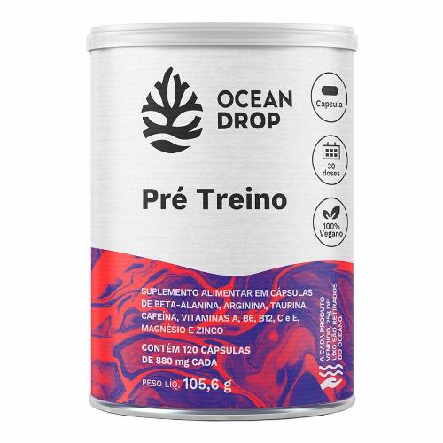 Pre Treino 120 capsulas Ocean Drop