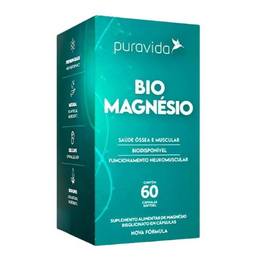 Bio Magnésio 60 cápsulas Pura Vida