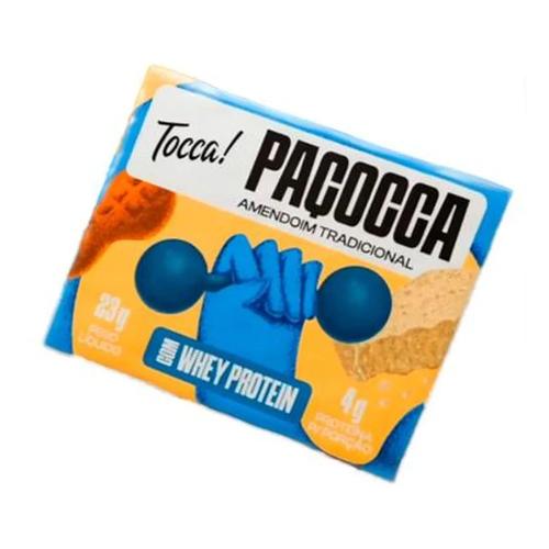 Pacoca de Amendoim com Whey 23g Tocca Tocca