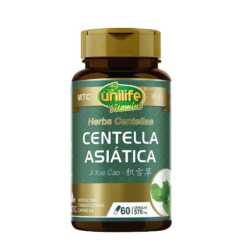 Centella Asiática 570mg 60 Cápsulas Unilife