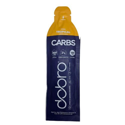 Carbs Gel sabor Tropical com Cafeína 30g Dobro