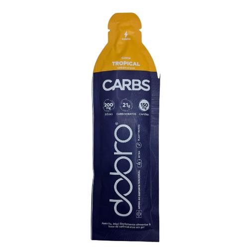 Carbs Gel sabor Tropical com Cafeína 30g Dobro
