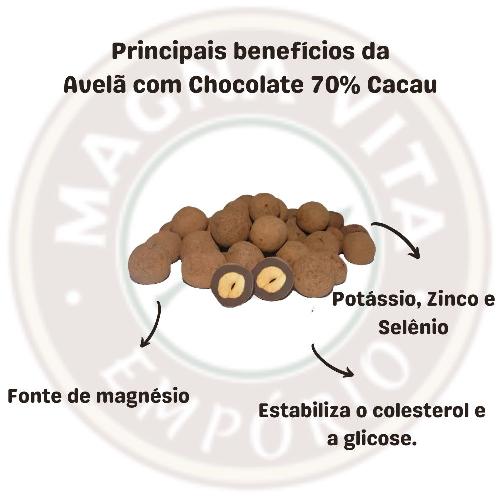 Avelã Zero 70% Com Cacau em Pó