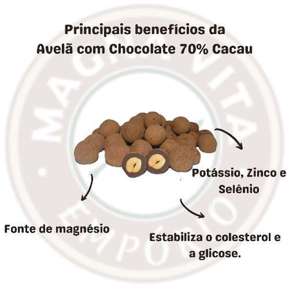 Avelã Zero 70% Com Cacau em Pó