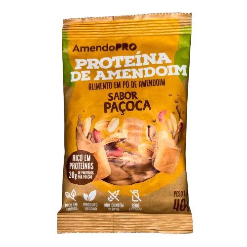 Proteína de Amendoim Sabor Paçoca Amendopro 40g