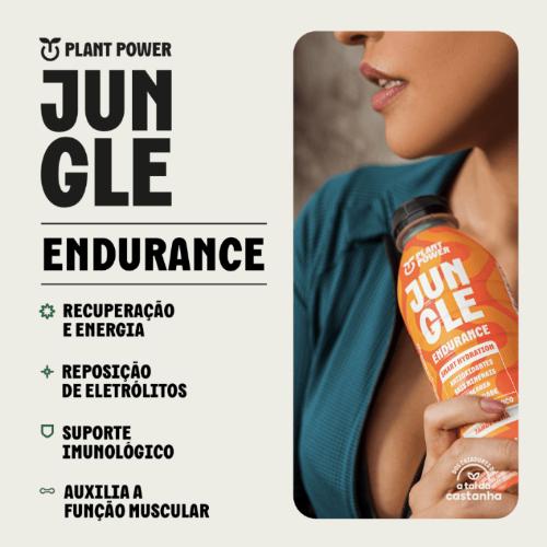 Bebida Jungle Endurance Tangerina 500ml Plant Power