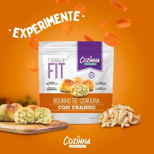 Bolinho de Cenoura com Frango 420g Family Fit