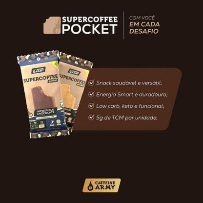SuperCoffee Pocket Tradicional 40g Caffeine Army