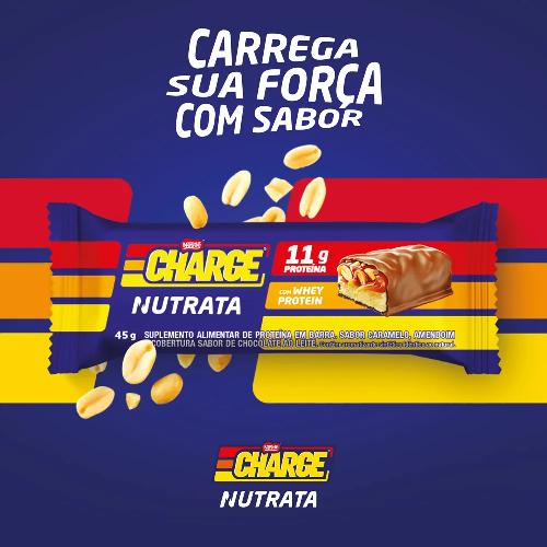 Barra de Proteína Charge Nutrata 45g Nutrata