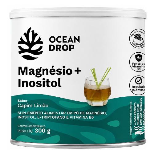 Magnésio Inositol Ocean Drop Capim Limão 300g Ocean Drop