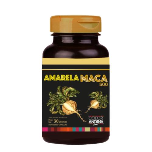 Maca Amarela 60 cápsulas Color Andina