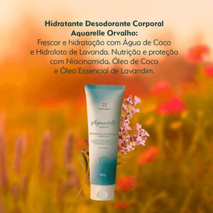 Hidratante Desodorante Corporal Aquarelle Orvalho - 140g