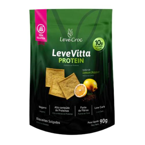 LeveVitta Protein Sabor Lemon Pepper 90g Leve Croc
