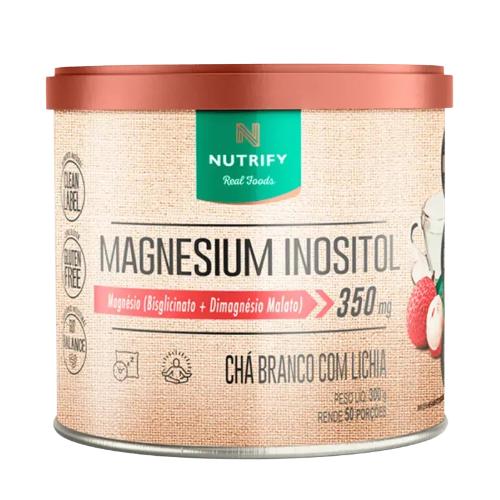 Magnésio Inositol Chá Branco Com Lichia Nutrify 300G
