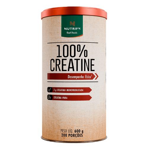 Creatina Monohidratada 100% Creatine Nutrify 600g