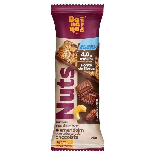 Nuts Bar Castanha com Chocolate 25g