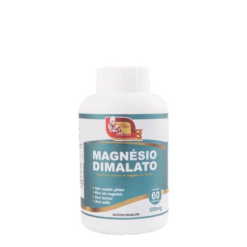Magnésio dimalato 550mg 60 cápsulas Mosteiro Devakan