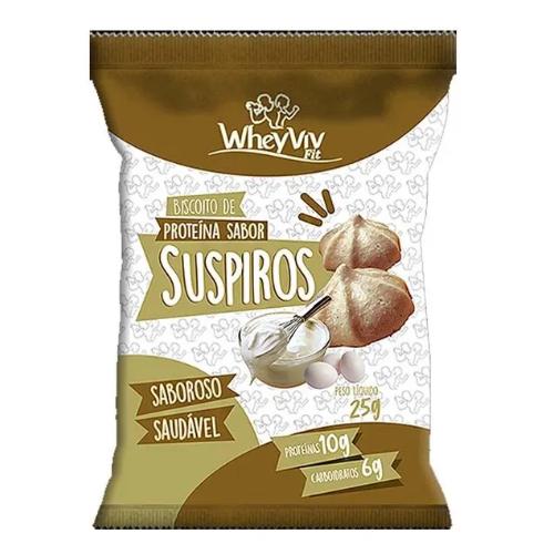 Biscoito Proteico Suspiro 25g Whey Viv